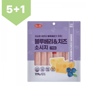 바우와우) 블루베리&치즈소시지 7p [5+1 행사]