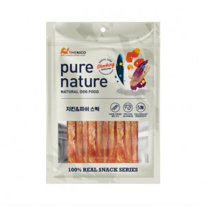 퓨어네이쳐) 치킨&피쉬스틱180g
