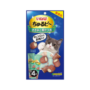 CIAO츄르비)닭가슴살&구운가다랑어4P